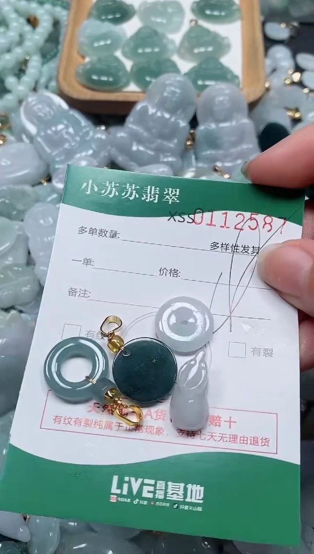 【闪购商品】翡翠颈饰未镶嵌闪购商品0112587