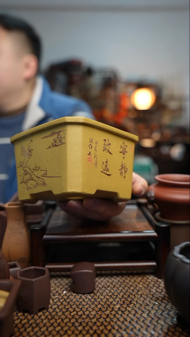 【闪购商品】紫砂花盆長木軒精品紫砂