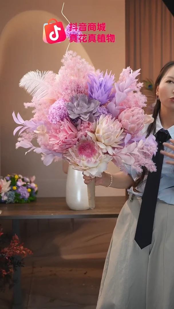 木：单花束不带花瓶