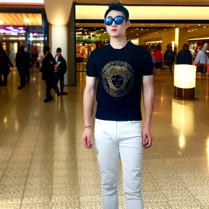 【秋季新品】针织短袖货号8003商场同步美人头针织短袖T恤