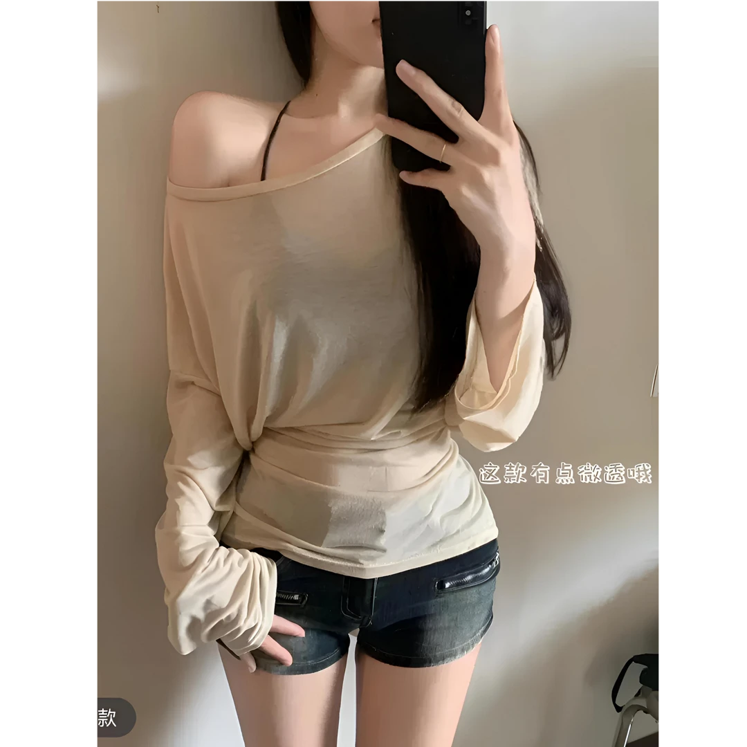 胖mm200斤大码不规则小众薄款长袖防晒罩衫夏季设计感长袖上衣潮