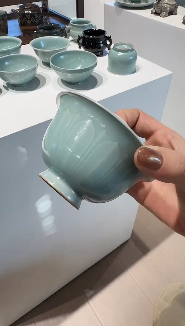 青瓷手工茶器包邮