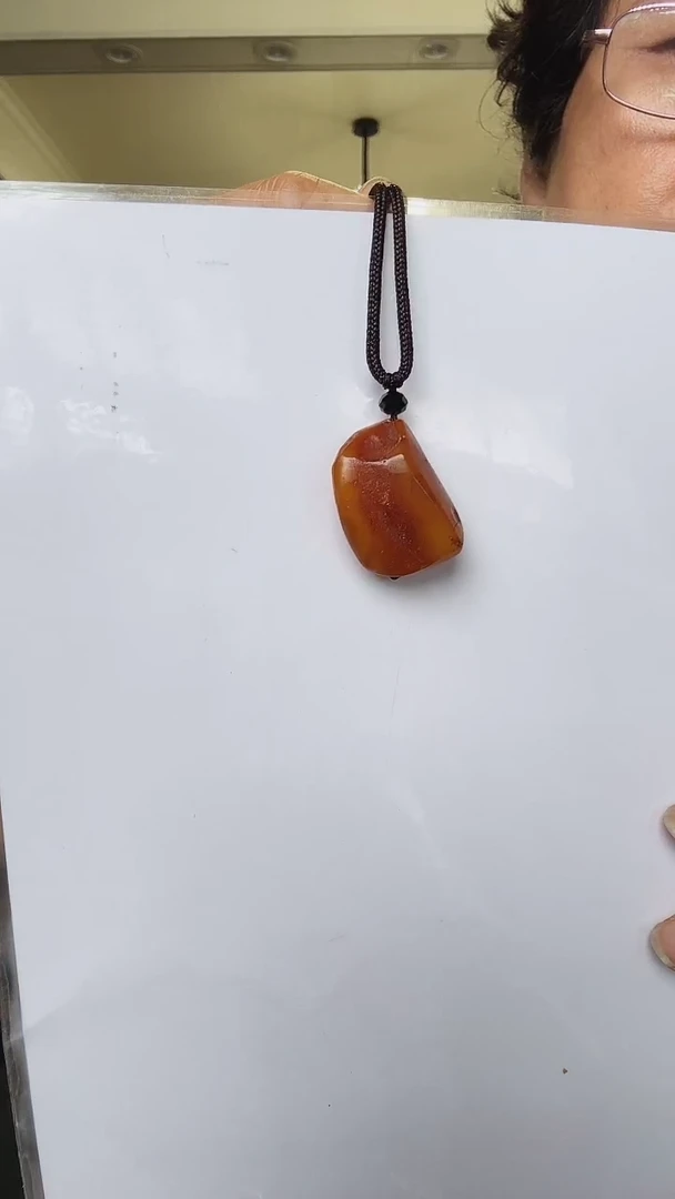 蜜蜡吊坠(赠链)未镶嵌青*坠