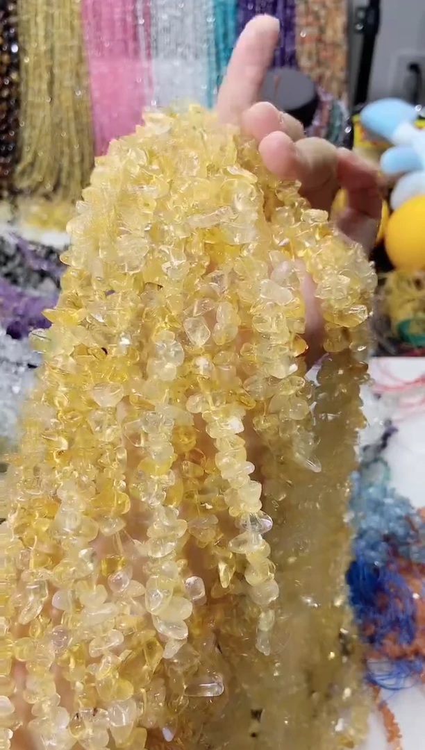 未镶嵌珠宝半成品水晶aaa黄水晶