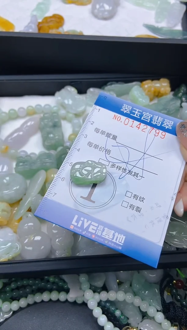 翡翠未镶嵌颈饰闪购0142799