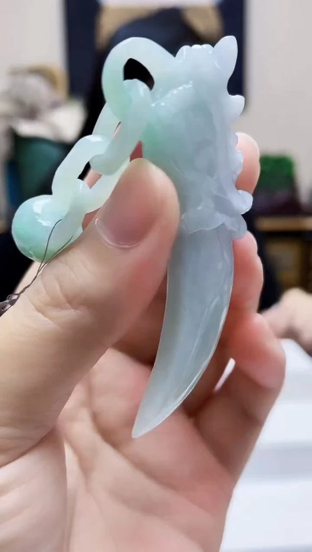 未镶嵌定制翡翠吊坠58