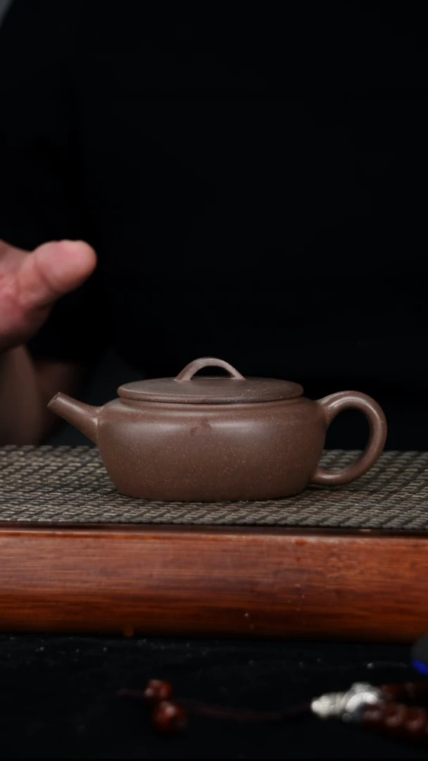 茶壶紫砂原矿天青泥大彬诗意220cc