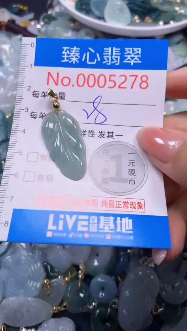 吊坠(不含链)未镶嵌翡翠5278
