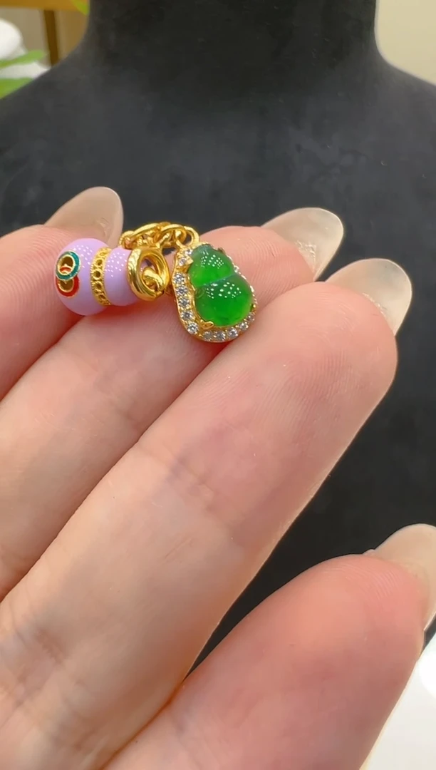 翡翠银S925镶嵌吊坠(不含链)多样性团购发一件