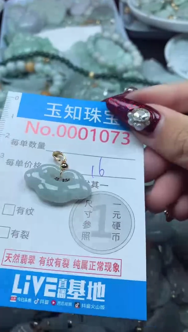 颈饰未镶嵌翡翠1073