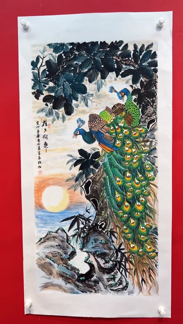 国画画家陆远华纯手绘原作