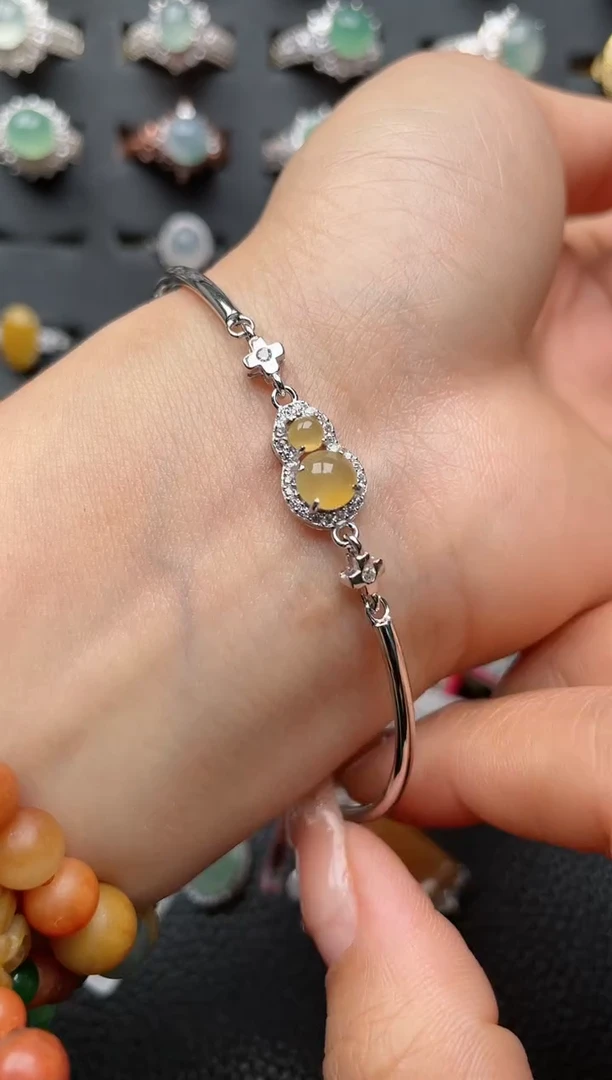 【闪购商品】翡翠戒指银S925镶嵌1111111111  68