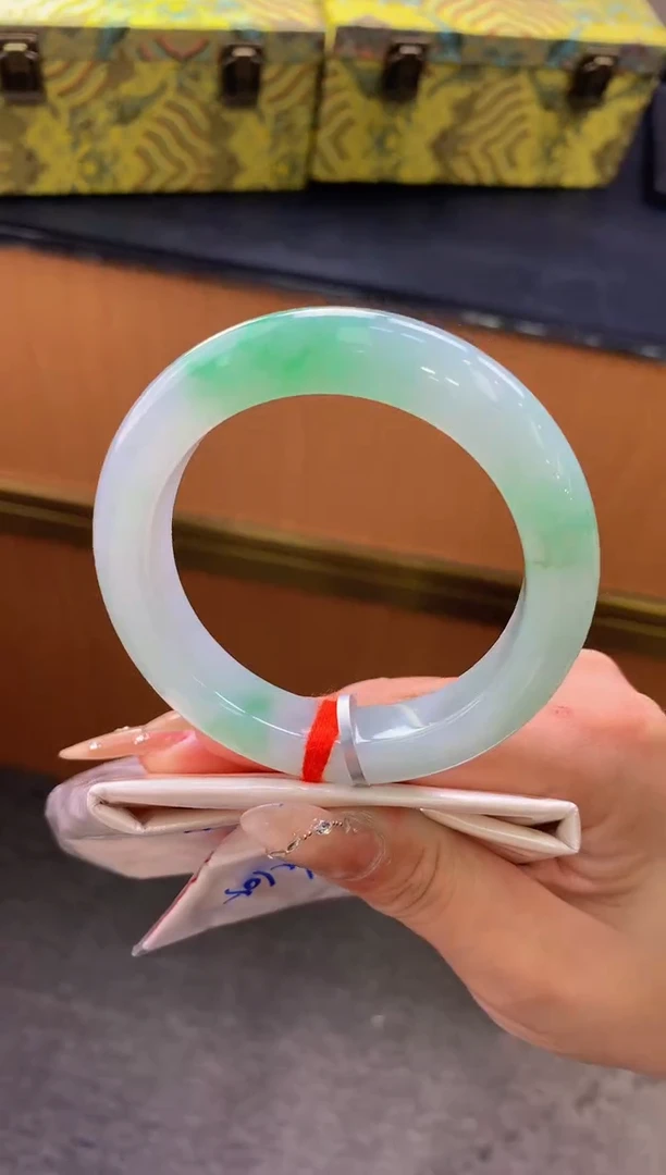 未镶嵌手镯翡翠-F136-正圈55.8-全款9万-定金2万