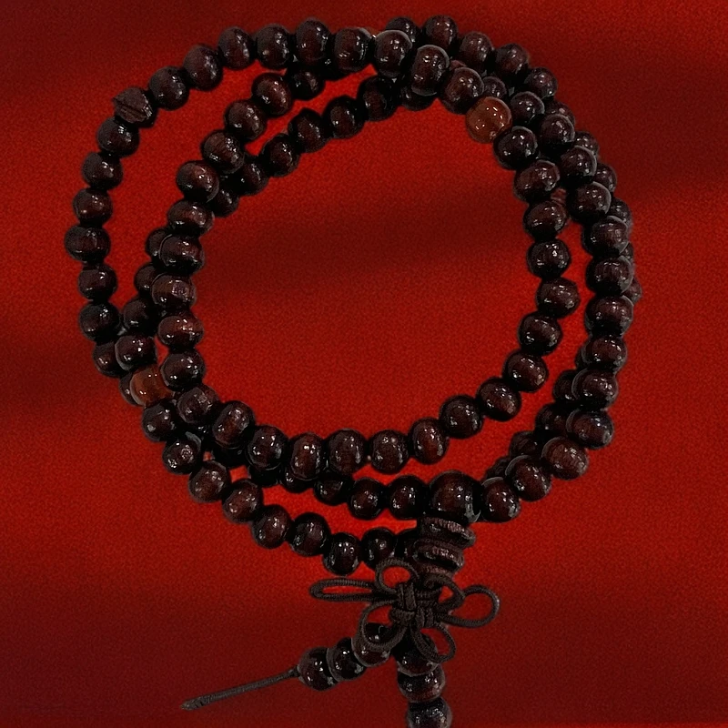 108籽木质手串包挂件