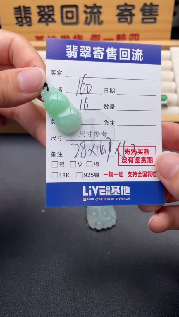 颈饰未镶嵌翡翠10147084