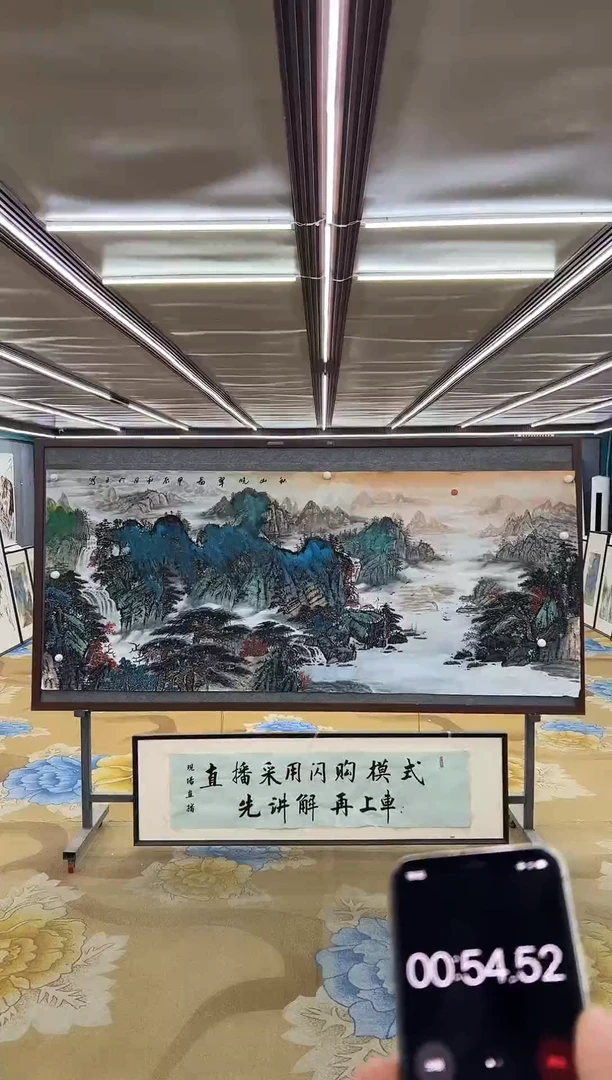 绘画M张伦玉-小八尺-山水国画