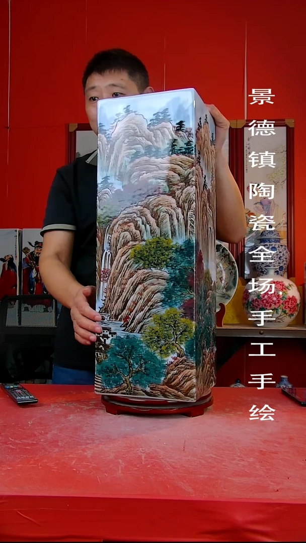 摆件景德镇陶瓷 全场手工手绘