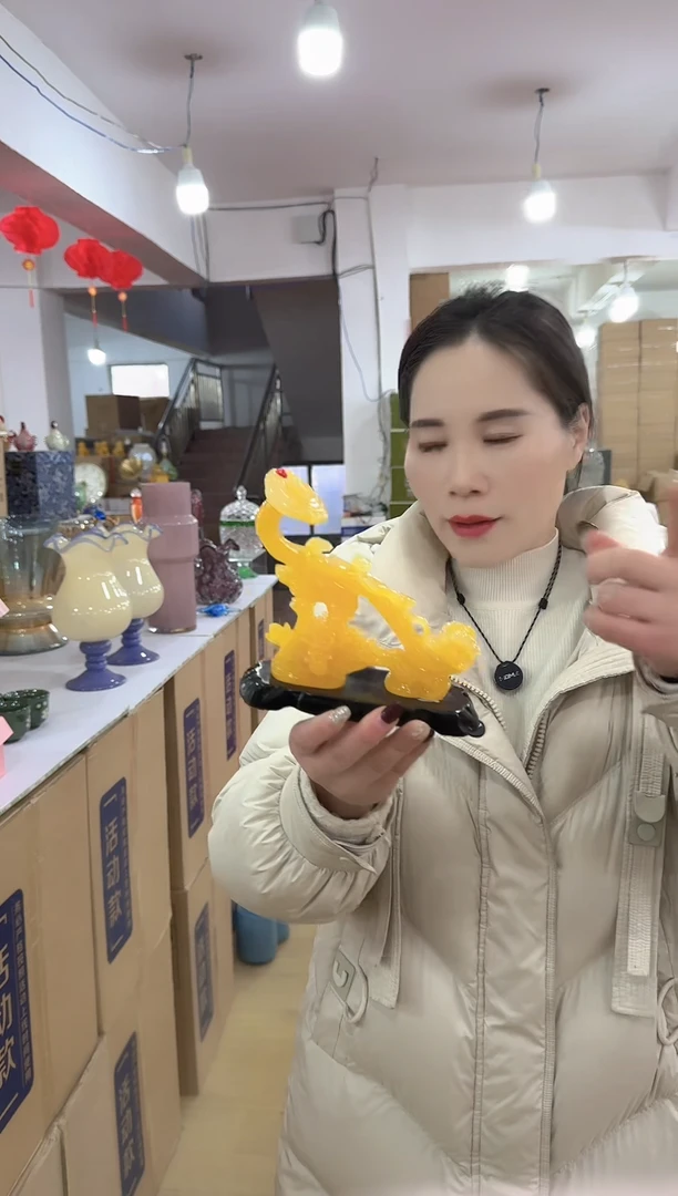 【闪购商品】无铅玻璃美全花器-g-早19