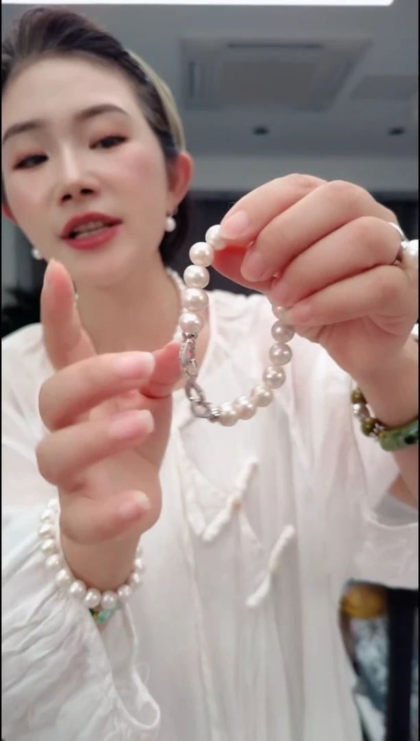 合金手链淡水珍珠0127珍珠手链