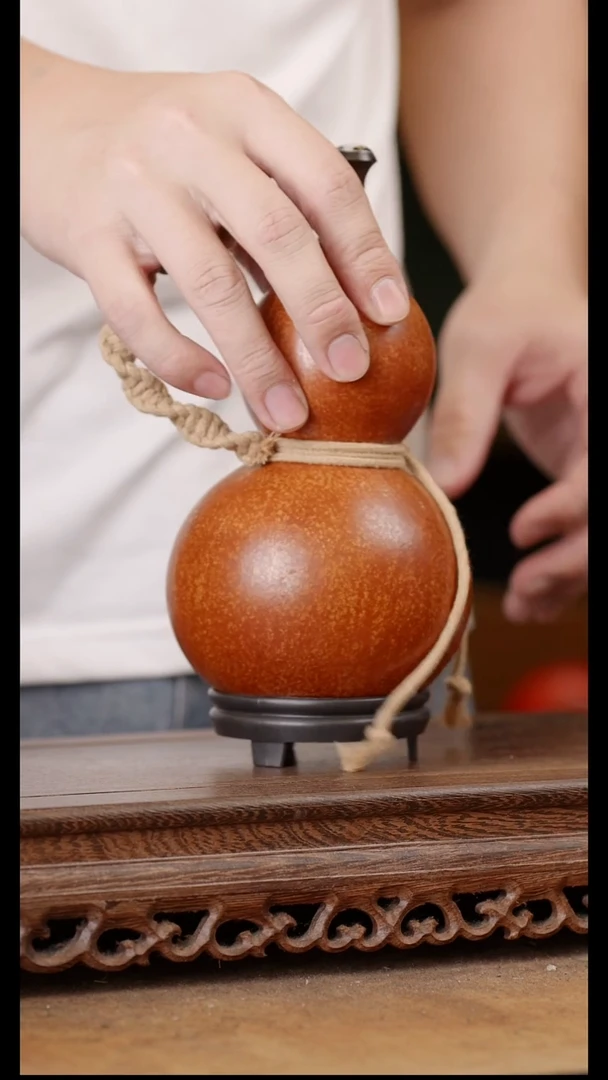 那***事43号精品天然大漆酒葫芦一物一拍~