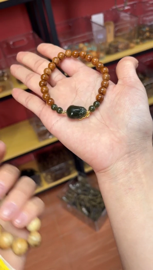 【闪购商品】香榧木木艺库克7mm-貔貅款