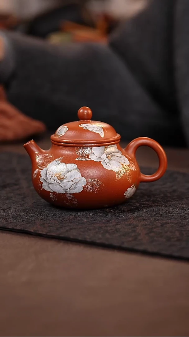 茶壶紫砂水墨丹青容天