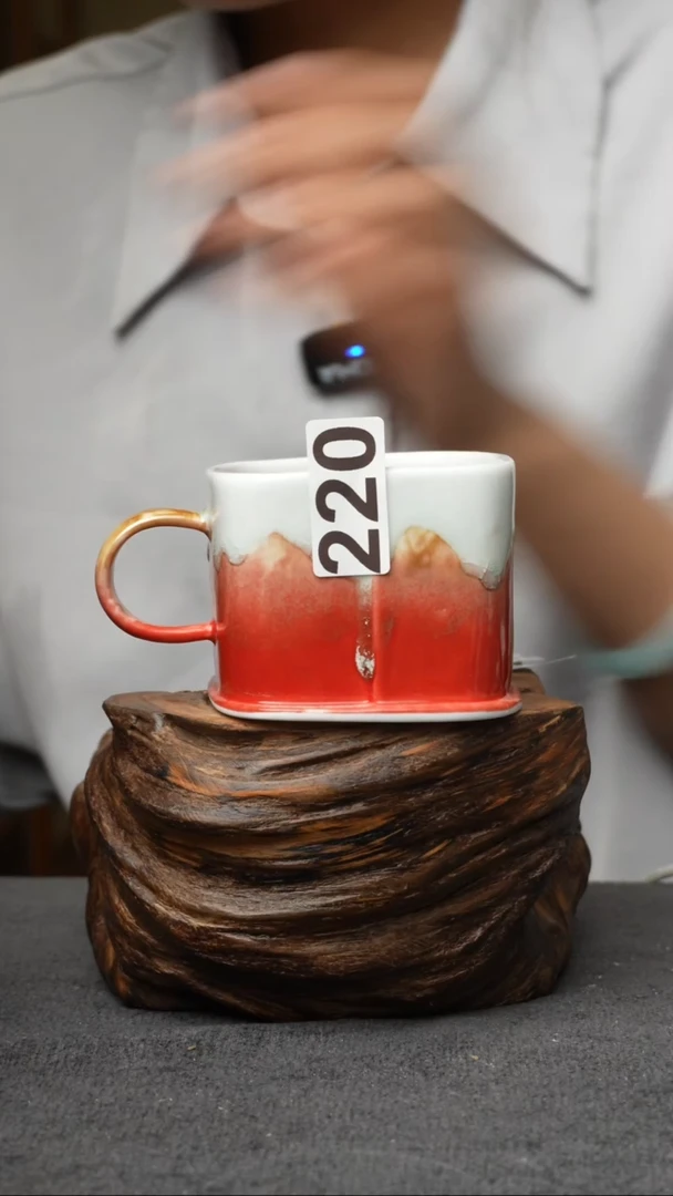 杯子220景德镇手创颜色釉杯（食品级）