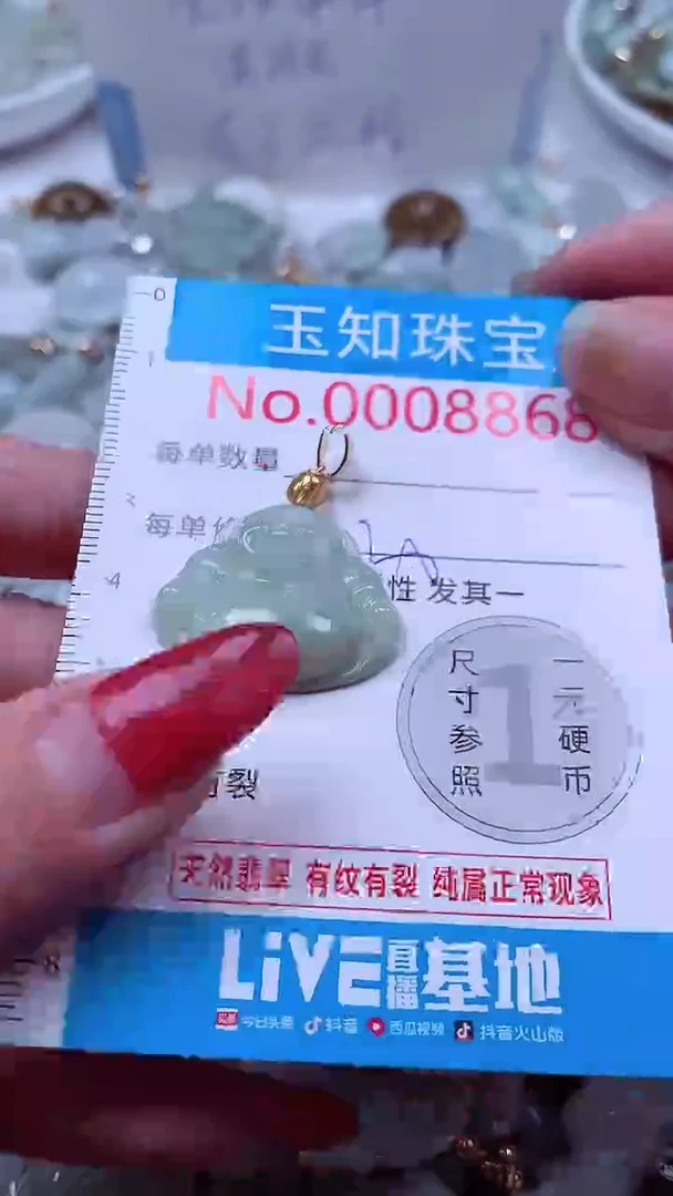 吊坠(不含链)未镶嵌翡翠8868