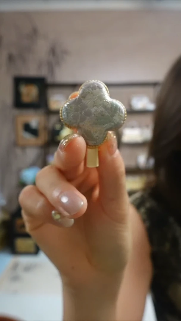 织绣金金非遗孤品 唐锦国风发夹 4