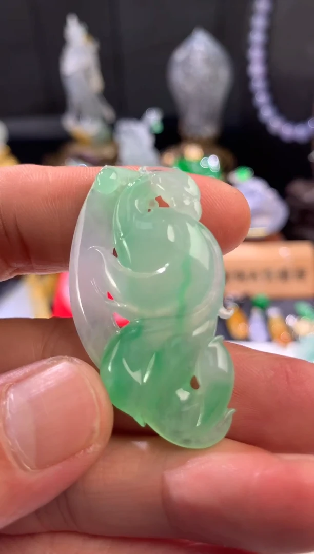 未镶嵌挂件翡翠天然翡翠挂件