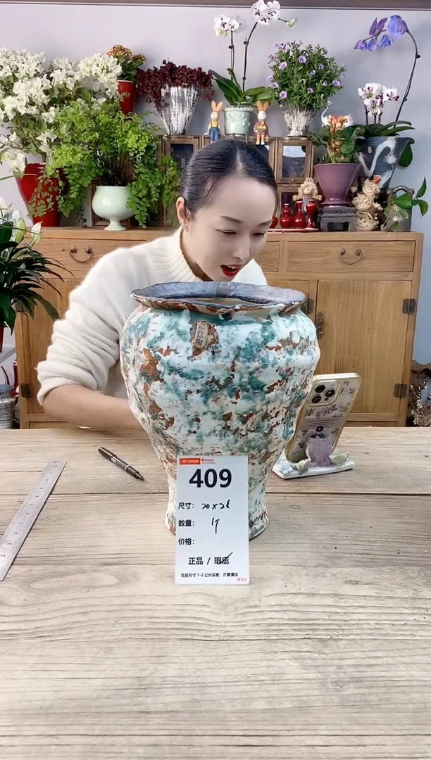 小玩子花盆直播编号409