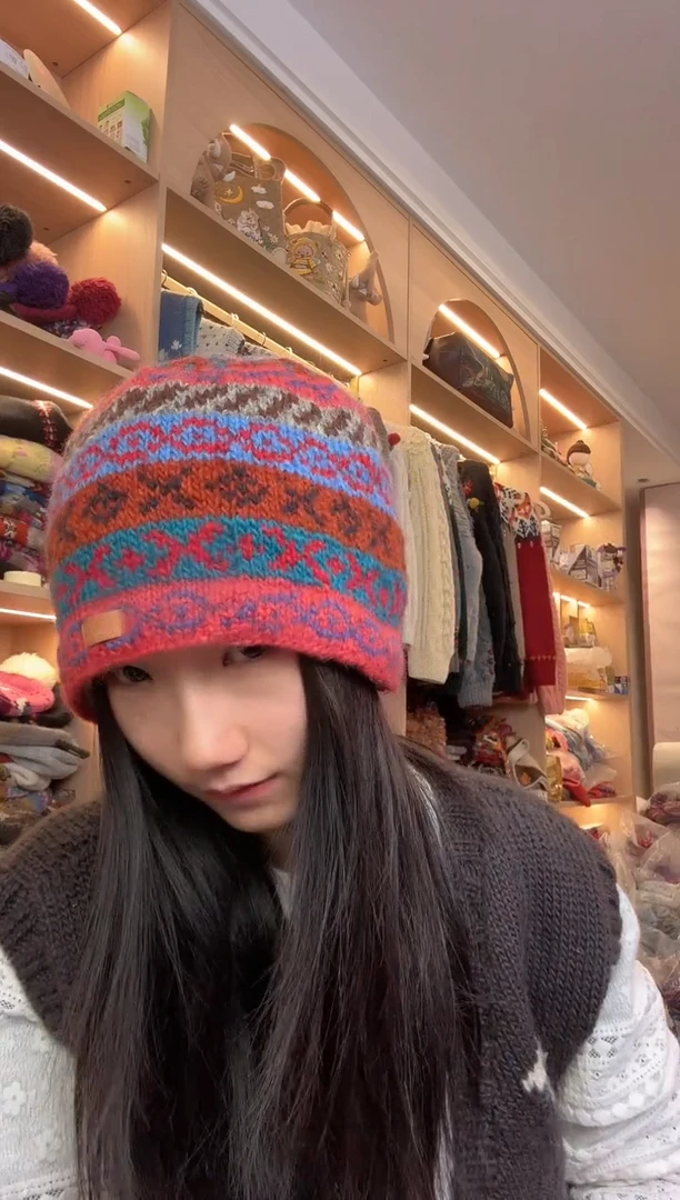 羊毛刺*玫冷帽722