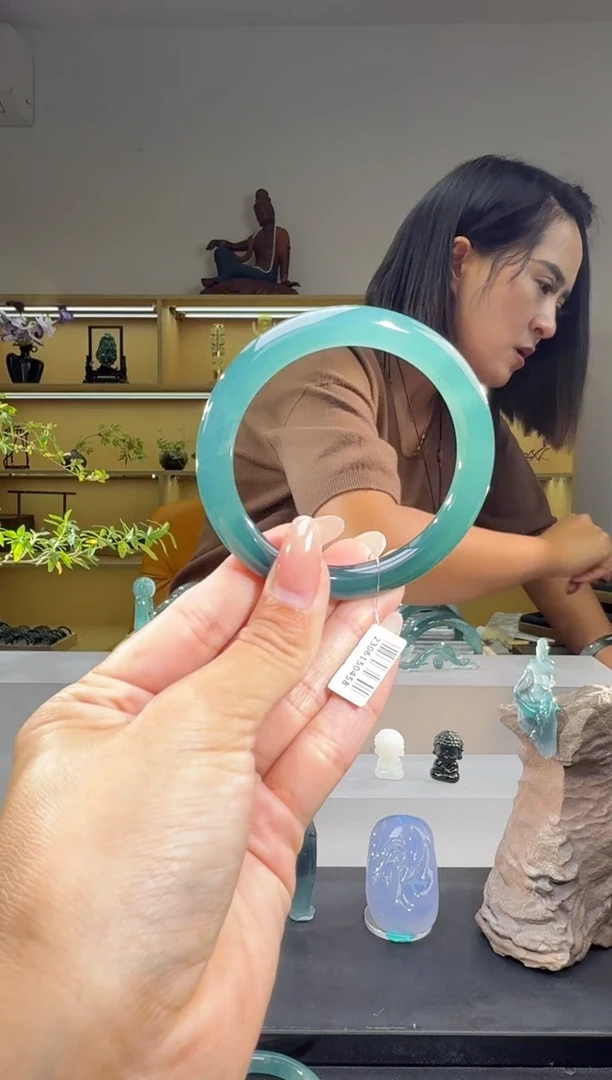 未镶嵌手镯翡翠54.4圈