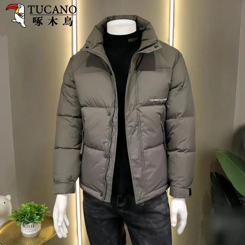 TUCANO/啄木鳥男士冬季新款潮牌保暖外套帅气立领棉服休闲时尚