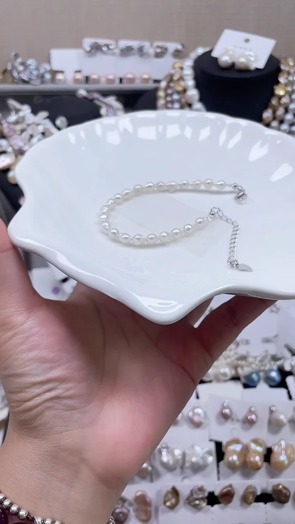 未镶嵌手链淡水珍珠【纯恬饰品】