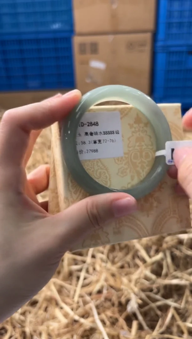 未镶嵌手镯石英质玉D-2848