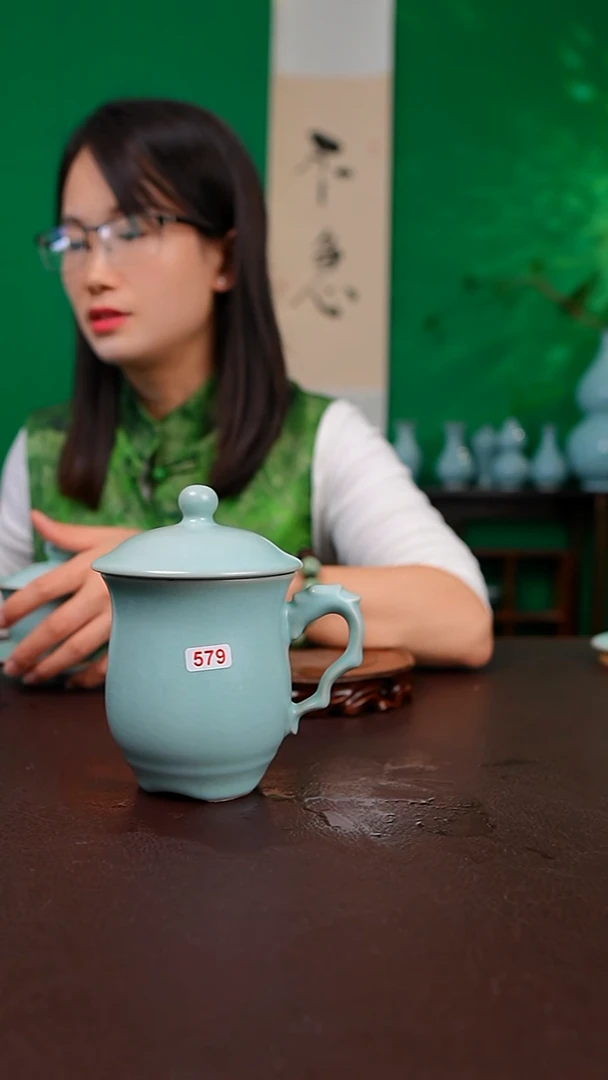 二级仿古孤品办公杯579号 简装