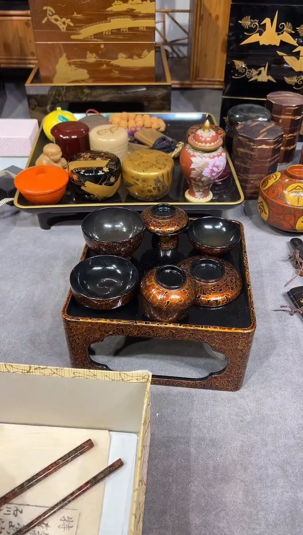 金虫塗 怀石器套组