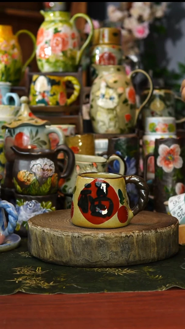 陶瓷25景德镇手工手绘釉下彩陶瓷