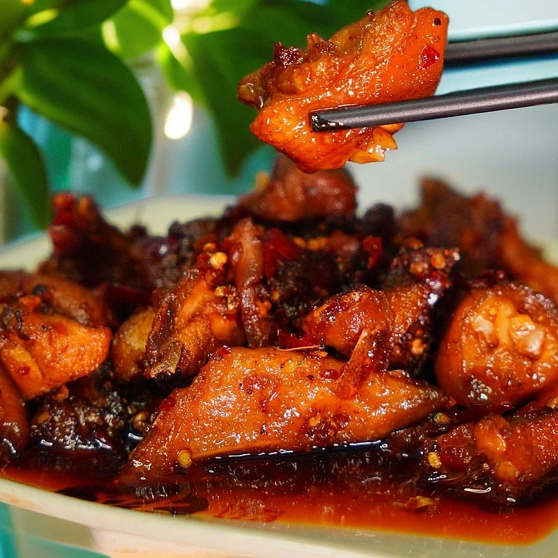 （一整只）贵州贵阳正宗建诚辣子鸡宵夜鸡肉解馋零食真空包装辣子鸡
