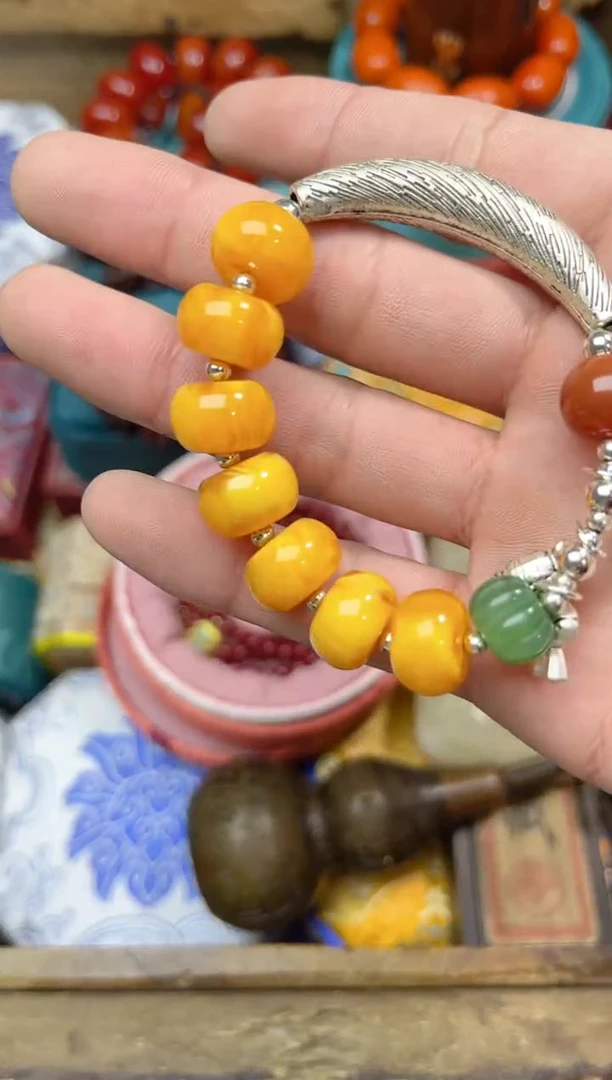 【闪购商品】蜜蜡手链未镶嵌点击链接下单即可