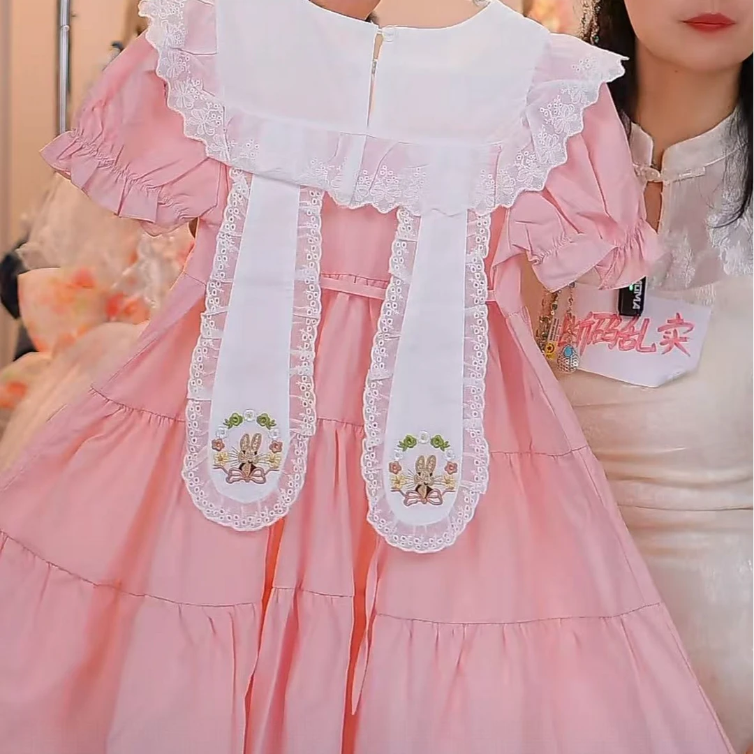 【彼得兔】【兔耳朵】-连衣裙】仙女裙2025新款女童连衣裙