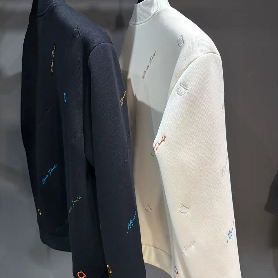 F【小戴专属 】2025冬季新款时尚百搭精工刺绣重磅棒球服-25912