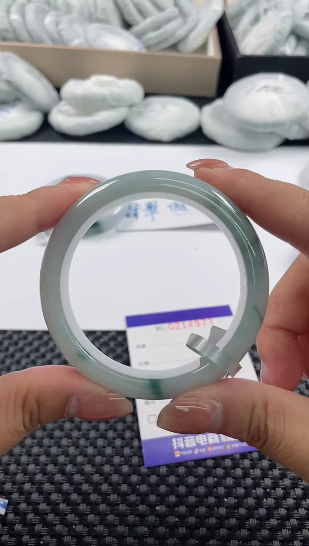 未镶嵌手镯翡翠基地发货H  4968 53+