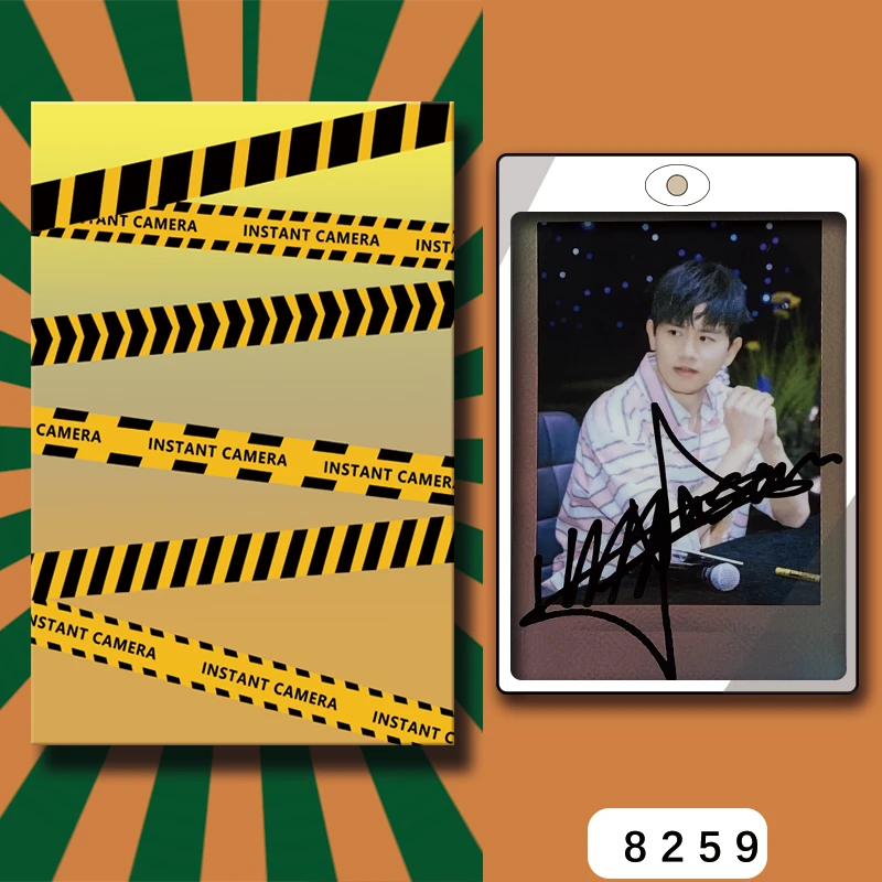 D8259【张杰】 正品拍立得照片 金属