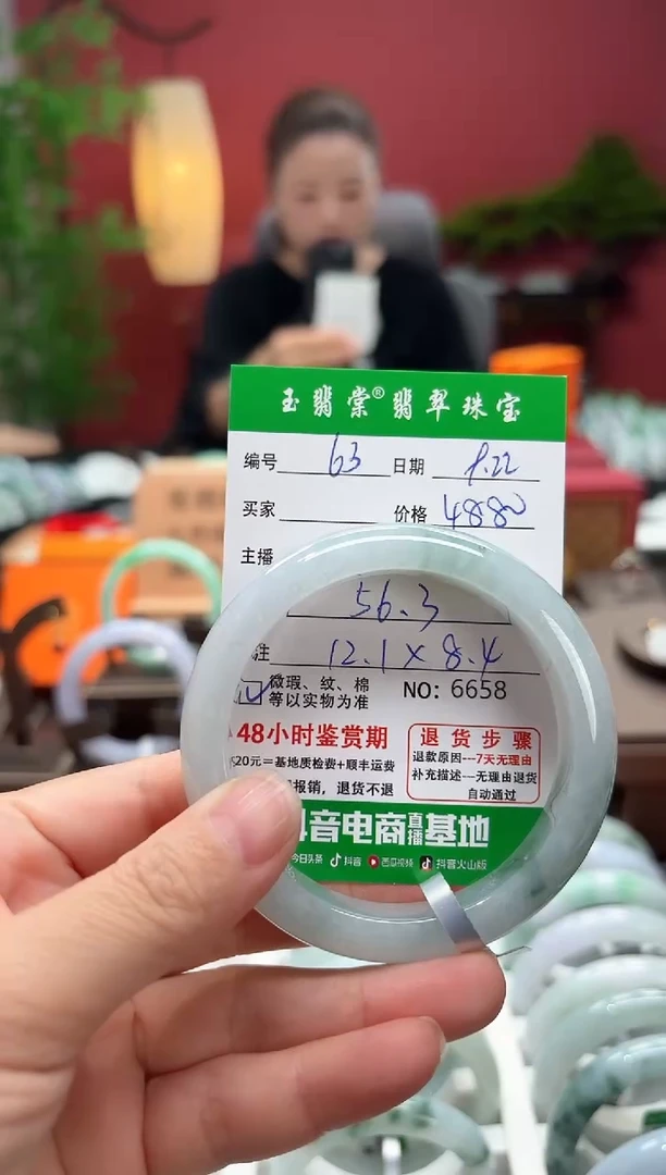 未镶嵌手镯翡翠翡翠63