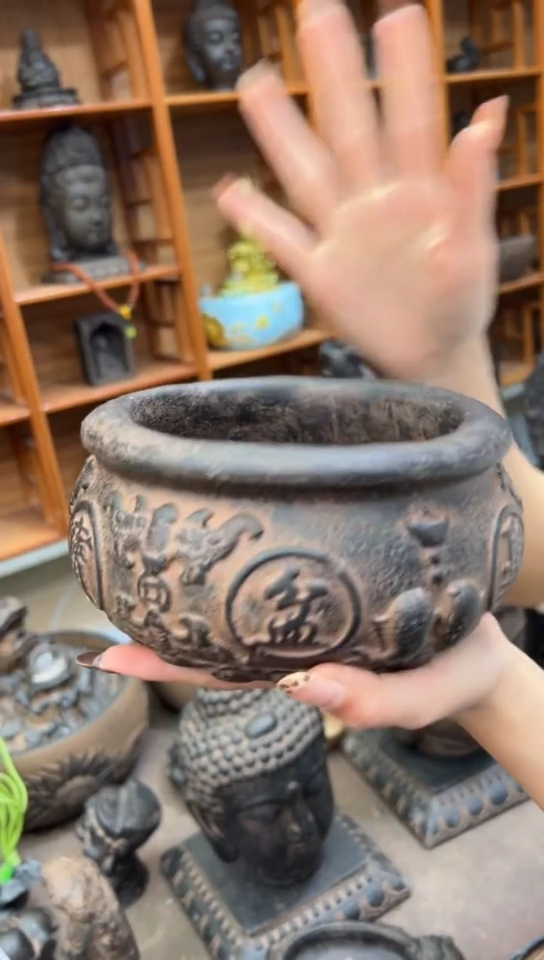 陶土【火山泥】聚宝盆