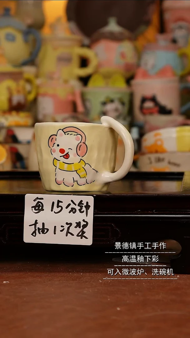 摆件陶景德镇一休瓷屋手作