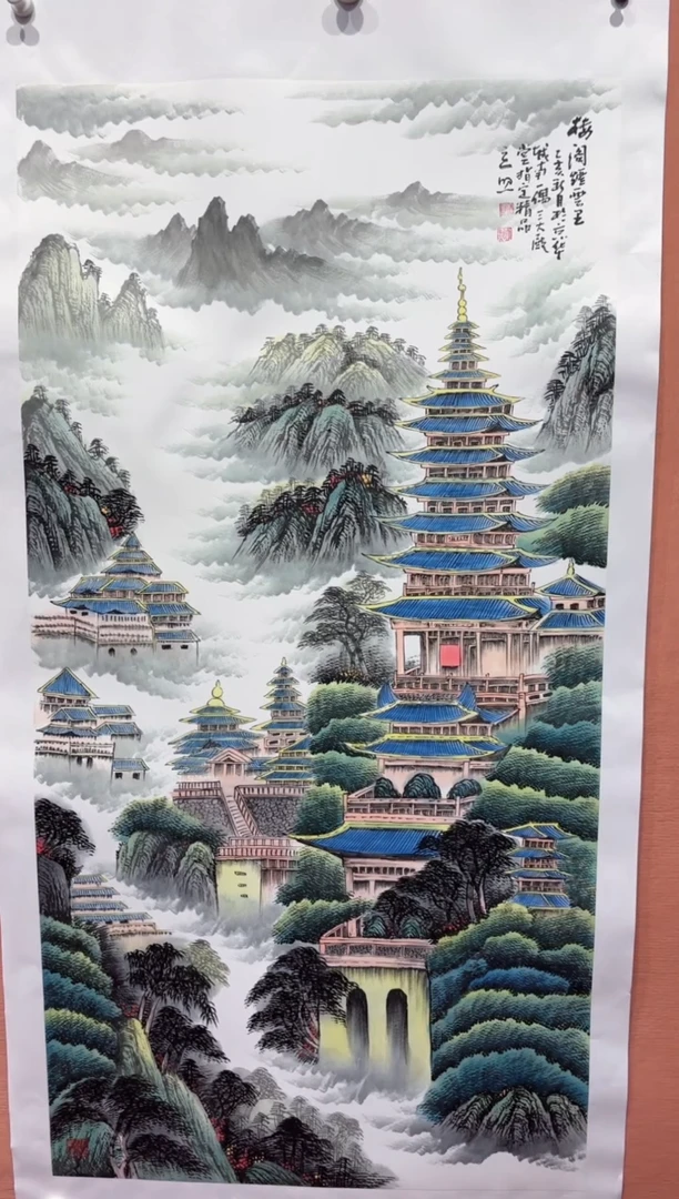 国画师立照老师国画作品
