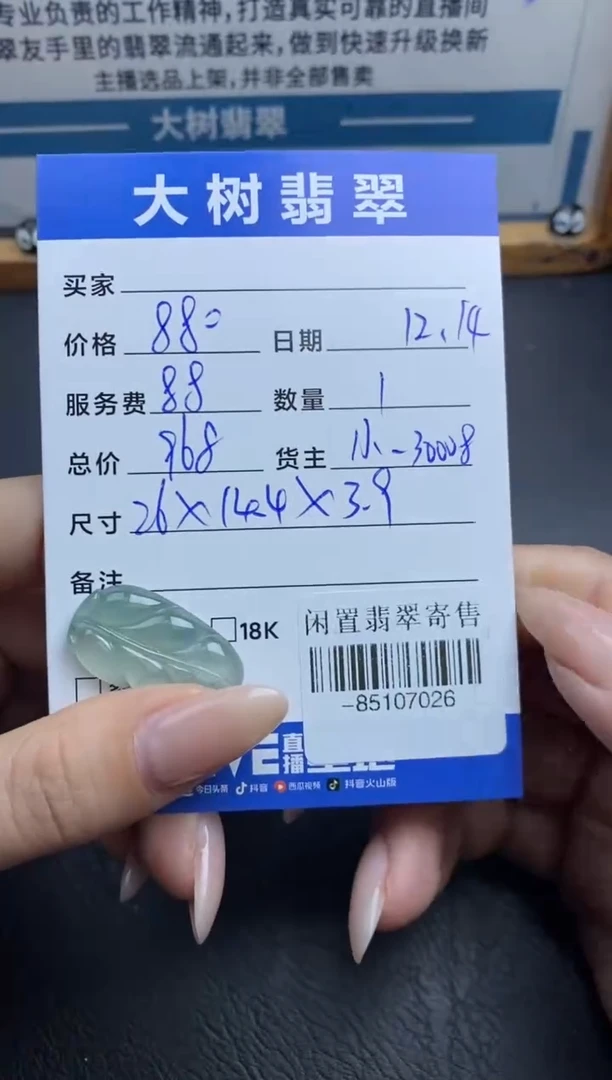 颈饰未镶嵌翡翠多人-85107026